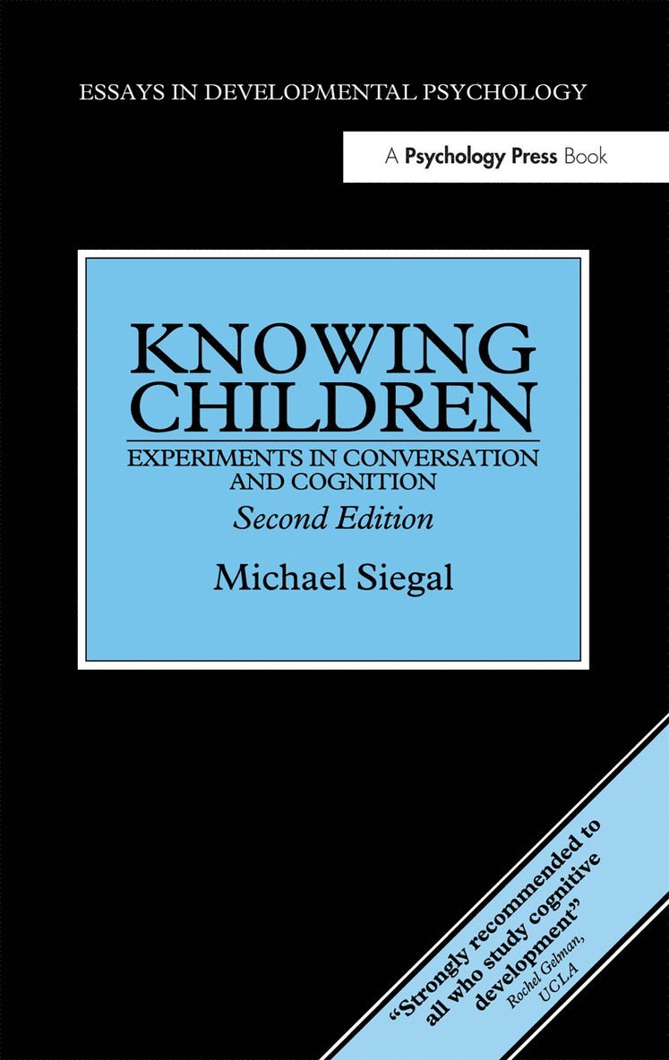 Michael Siegal - Knowing Children, Inbunden