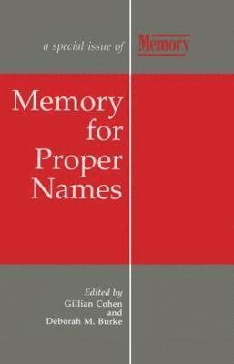 Memory for Proper Names 1