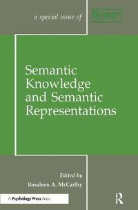 bokomslag Semantic Knowledge and Semantic Representations