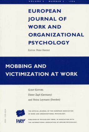Germany; Heinz Leymann Sveriges Rehabilitation Centre AB Violen Dieter Zapf University of Konstanz - Mobbing and Victimization at Work, Häftad
