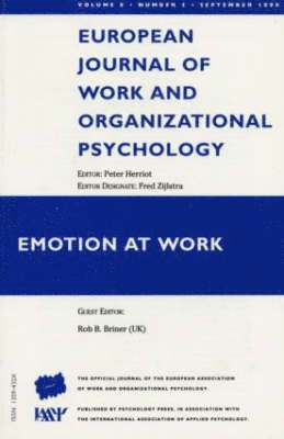 Rob B. Briner - Emotion at Work, Häftad
