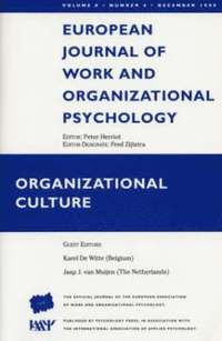 bokomslag Organizational Culture