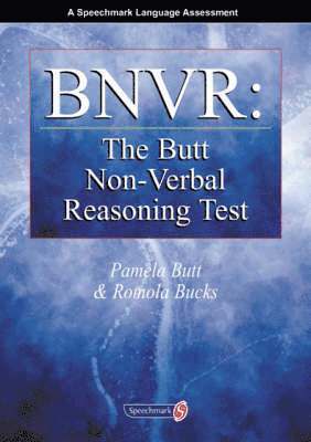 bokomslag BNVR: The Butt Non-Verbal Reasoning Test