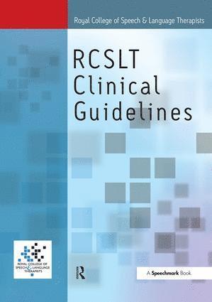 bokomslag Royal College of Speech & Language Therapists Clinical Guidelines