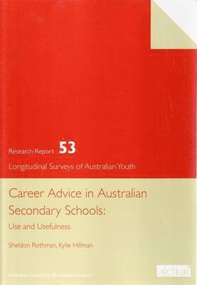 bokomslag Career Advice in Australian Secondary Schools