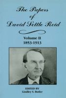 bokomslag Papers of David Settle Reid, Volume 2