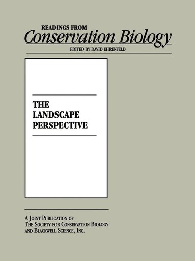 bokomslag Landscape Perspective (Readings from Conservation Biology)