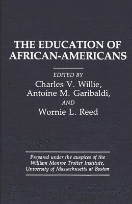 bokomslag The Education of African-Americans