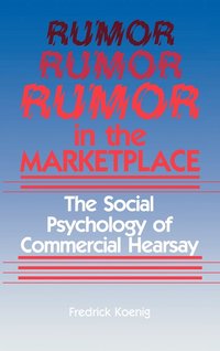 bokomslag Rumor in the Marketplace