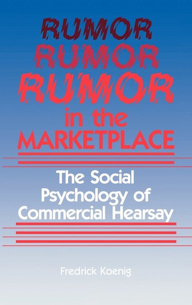 bokomslag Rumor in the Marketplace