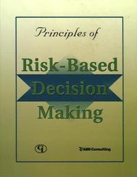 bokomslag Principles of Risk-Based Decision Making