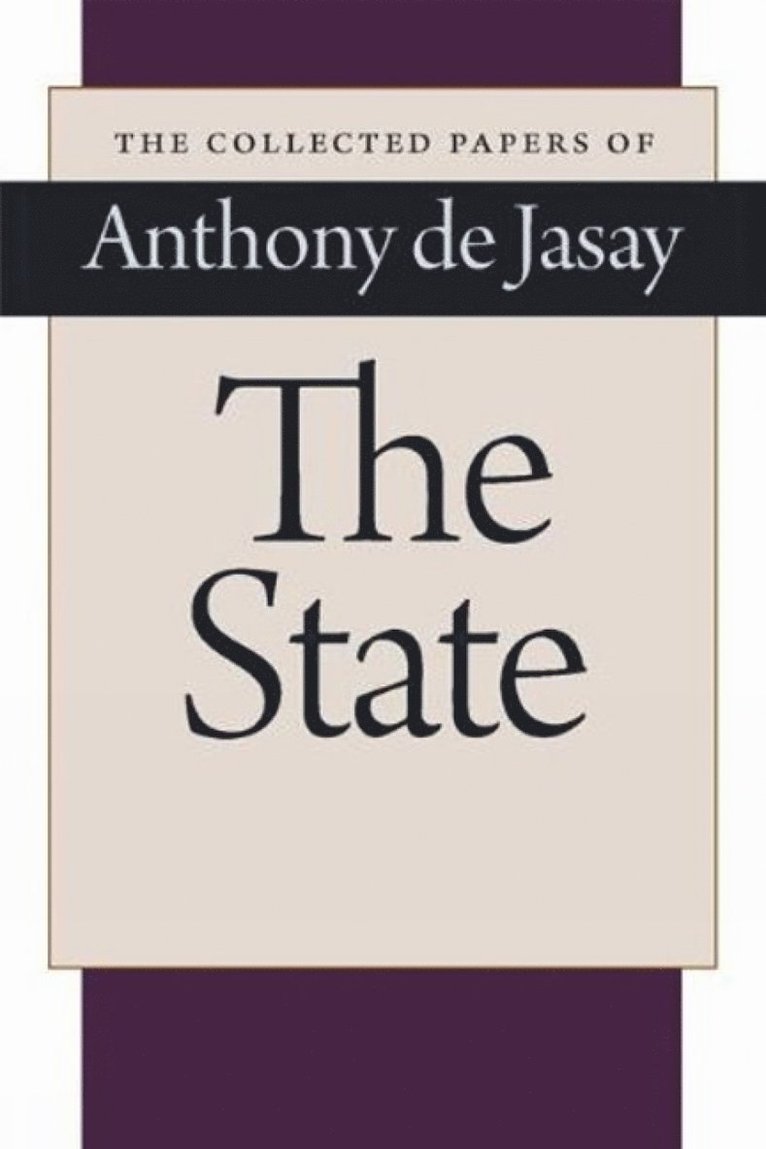 Anthony De Jasay, Anthony De Jasay - State, Häftad
