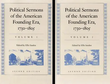 Ellis Sandoz - Political Sermons of the American Founding Era, 1730-1805, Häftad