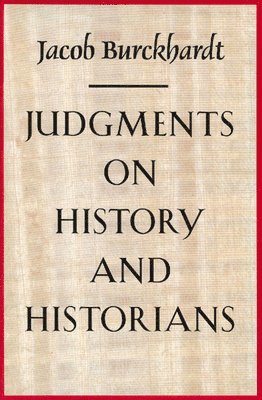 bokomslag Judgments on History & Historians