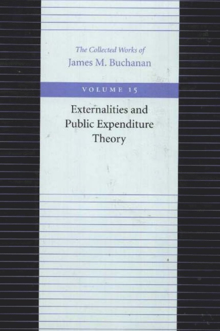 Externalities & Public Expenditure Theory