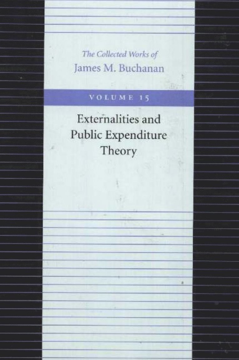 Externalities & Public Expenditure Theory