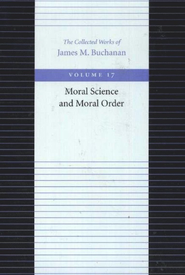 Moral Science & Moral Order