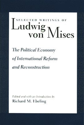 Political Economy of International Reform & Reconstruction 1
