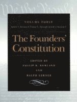 bokomslag Founders' Constitution, Volume 3