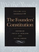 bokomslag Founders' Constitution, Volume 5
