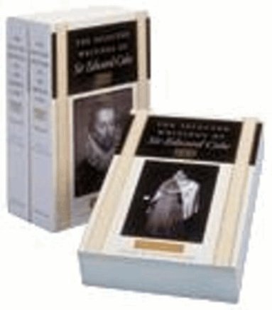 Sir Edward Coke, Edward Coke, Steve Sheppard - Selected Writings of Sir Edward Coke, Volumes 1-3, Inbunden