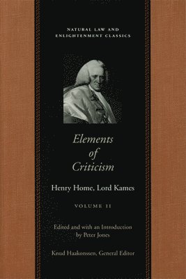 Elements of Criticism: Volume 2 PB 1