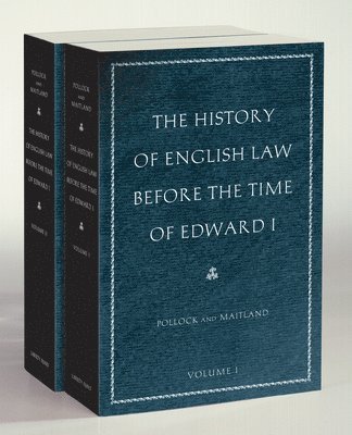 bokomslag History of English Law Before the Time of Edward I