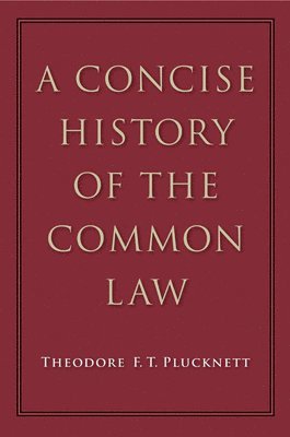 A Concise History of the Common Law 1