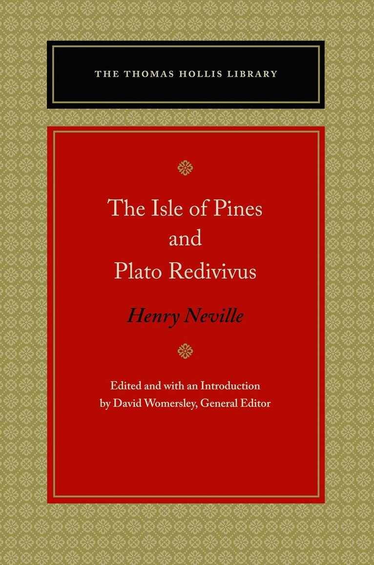 The Isle of Pines and Plato Redivivus 1