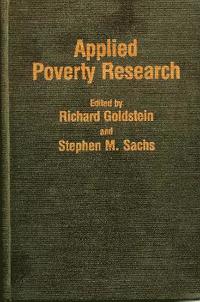 bokomslag Applied Poverty Research