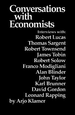 Arjo Klamer - Conversations With Economists, Häftad