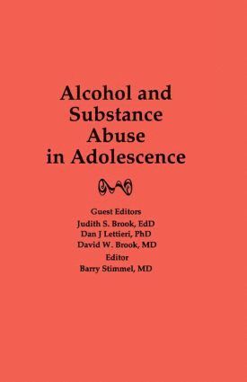 bokomslag Alcohol and Substance Abuse in Adolescence