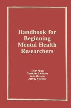 Charlotte Sanborn - Handbook for Beginning Mental Health Researchers, Inbunden