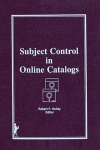 bokomslag Subject Control in Online Catalogs