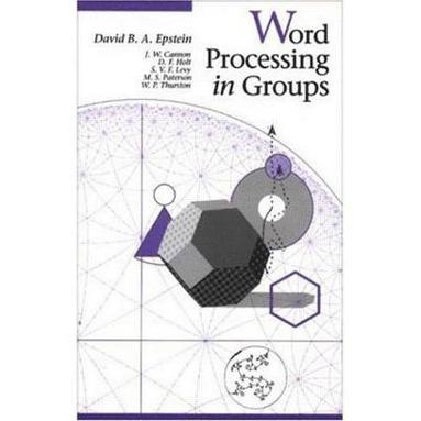 bokomslag Word Processing in Groups