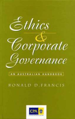 bokomslag Ethics and Corporate Governance