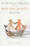 Strategic Issues for the Not-for-profit Sector 1