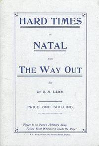 bokomslag Hard Times in Natal and the Way out (1908) Book 3