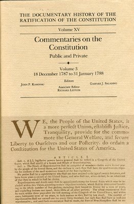 bokomslag Commentaries on the Constitution Vol 3