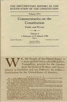 bokomslag Commentaries on the Constitution Vol 4