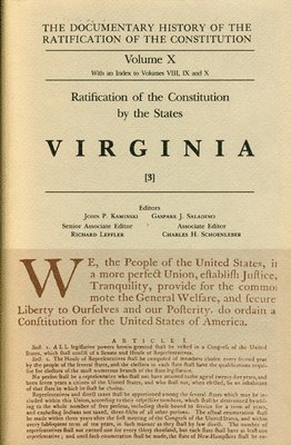 bokomslag Ratification by the States Virginia Vol 3