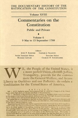 bokomslag Commentaries on the Constitution Vol 6