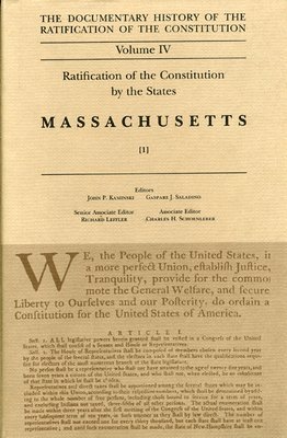 bokomslag Ratification by the States Massachusetts Vol 1