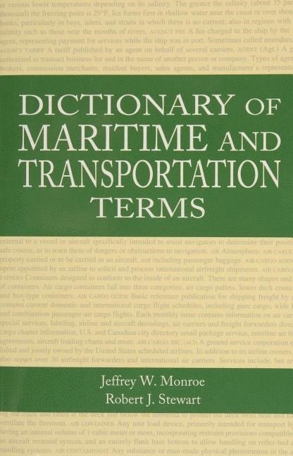 Dictionary of Maritime and Transportation Terms 1