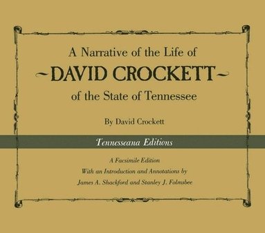 bokomslag Narrative Life of David Crockett