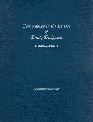bokomslag Concordance to the Letters of Emily Dickinson