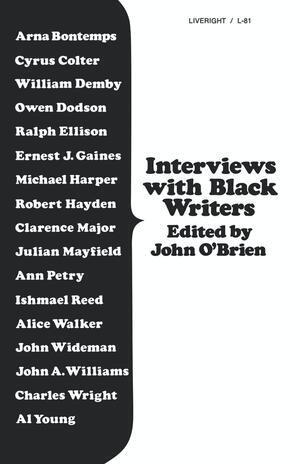 John O'Brien, John O'Brien - Interviews with Black Writers, Häftad