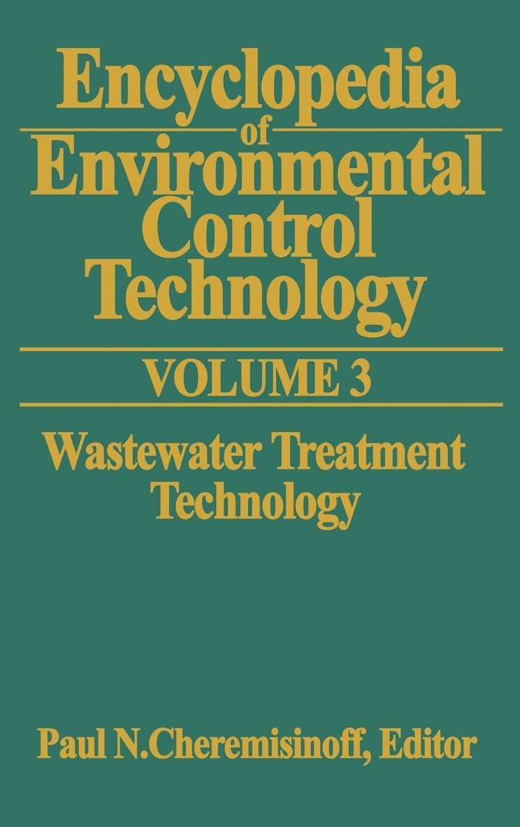 Encyclopedia of Environmental Control Technology: Volume 3 1