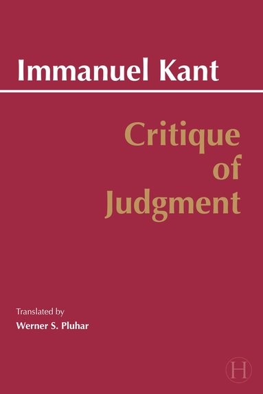 Immanuel Kant - Critique of Judgment, Häftad