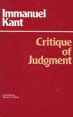Immanuel Kant - Critique of Judgment, Inbunden